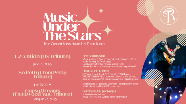 Music Under The Stars - August 22 - VIP Inside Table