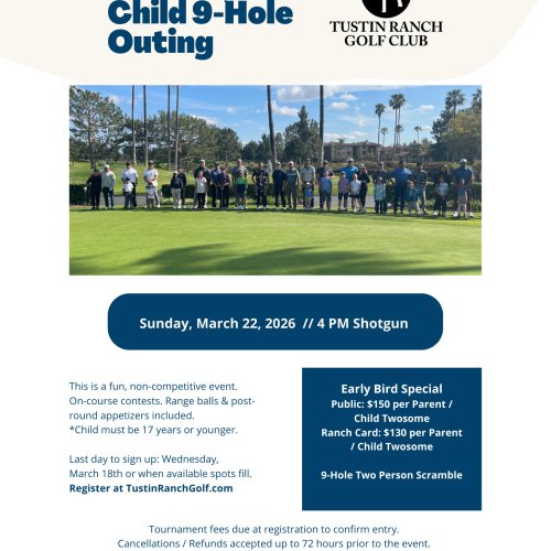 **WAITLIST** 2026 Parent/Child 9-Hole Outing
